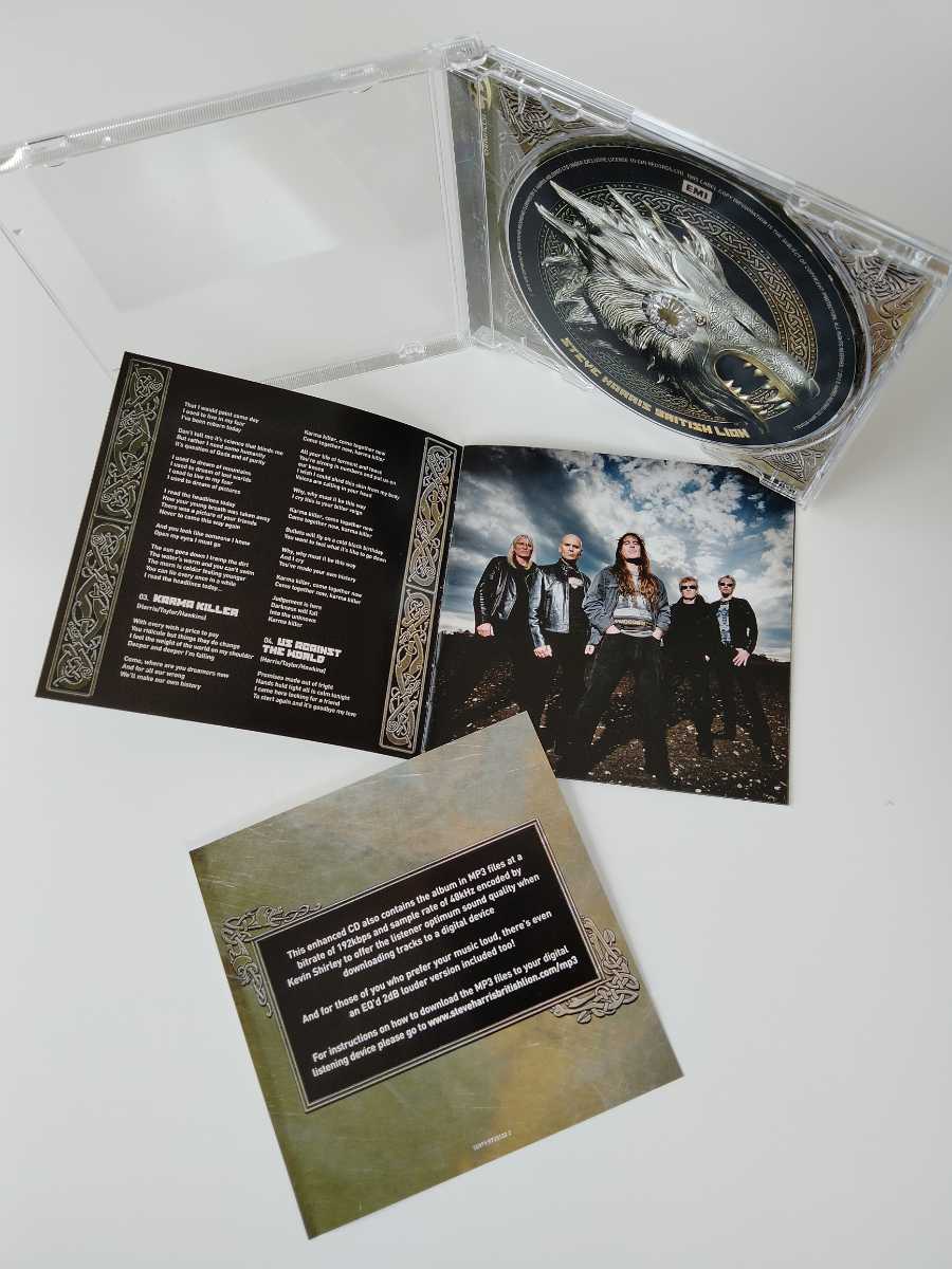 【Iron Maiden】STEVE HARRIS BRITISH LION CD EMI EU 50999-9733132-2 2012年リリース,エンハンスト仕様,_画像4