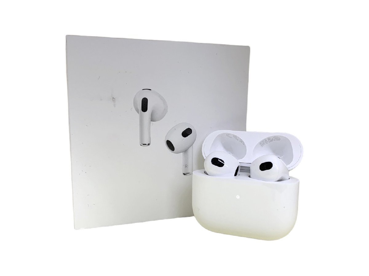 Apple(アップル) AirPods エアポッズ 3rd generation 第三世代 ワイヤレスイヤホン MME73J/A ホワイト  家電/025