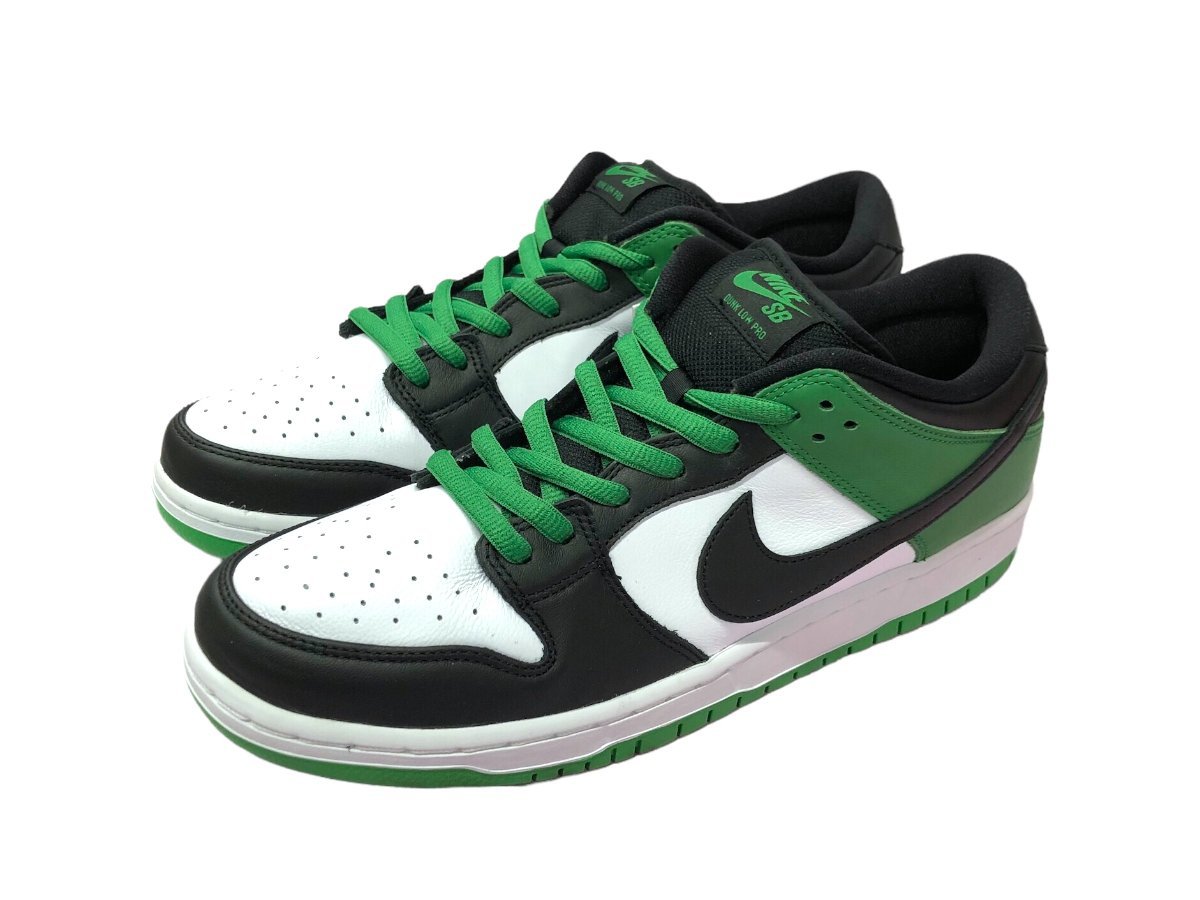 NIKE SB (ナイキエスビー) DUNK LOW PRO CLASSIC GREEN ダンク ロー スニーカー BQ6817-302 30㎝ US12 緑×黒×白 メンズ/078 ナイキ NIKE エスビー ダンク ダンクロー スニーカー