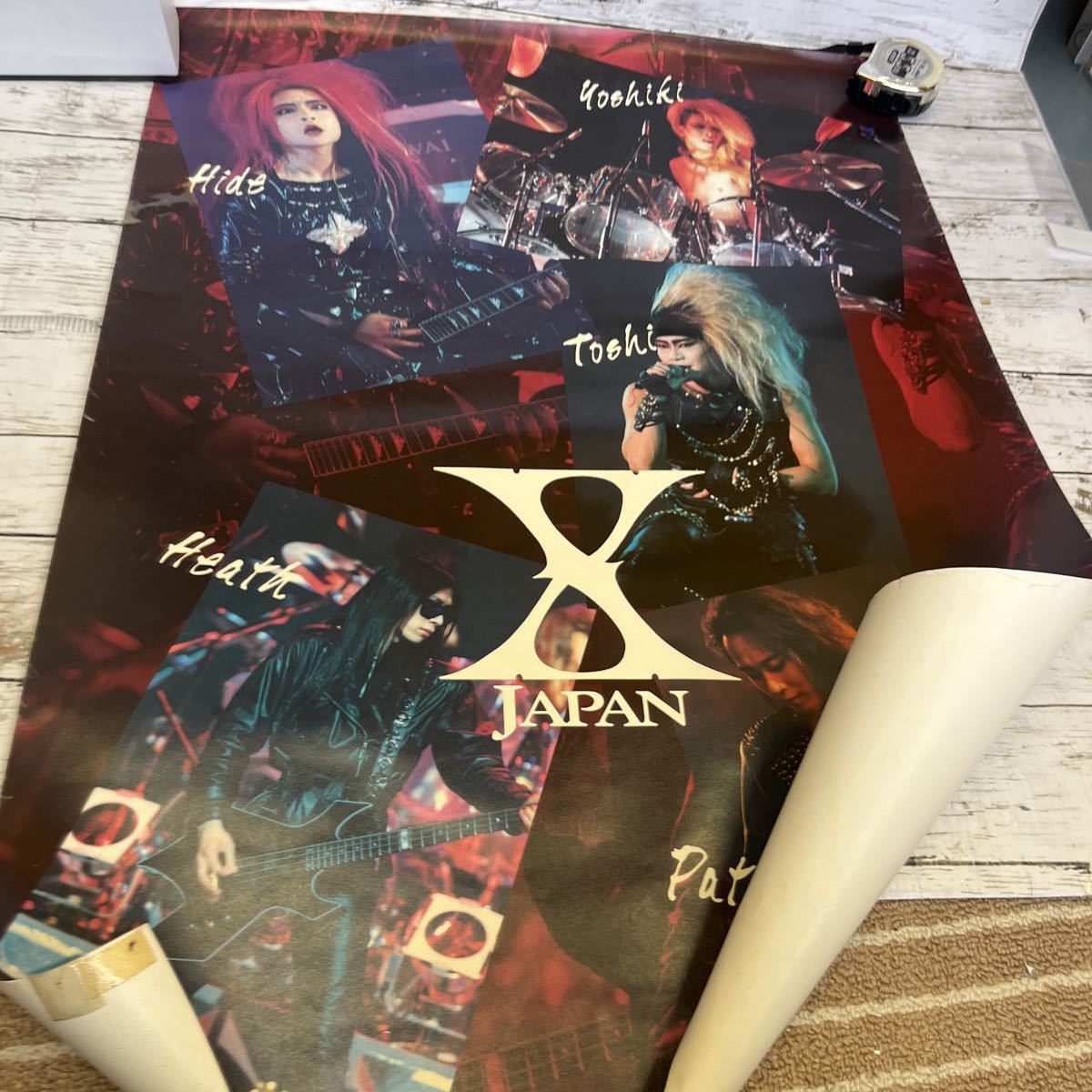 f620 X JAPAN ジャパメタヘビメタYOSHIKI HIDE PATATAIJI TОSHI HEATH 当時　希少_画像1