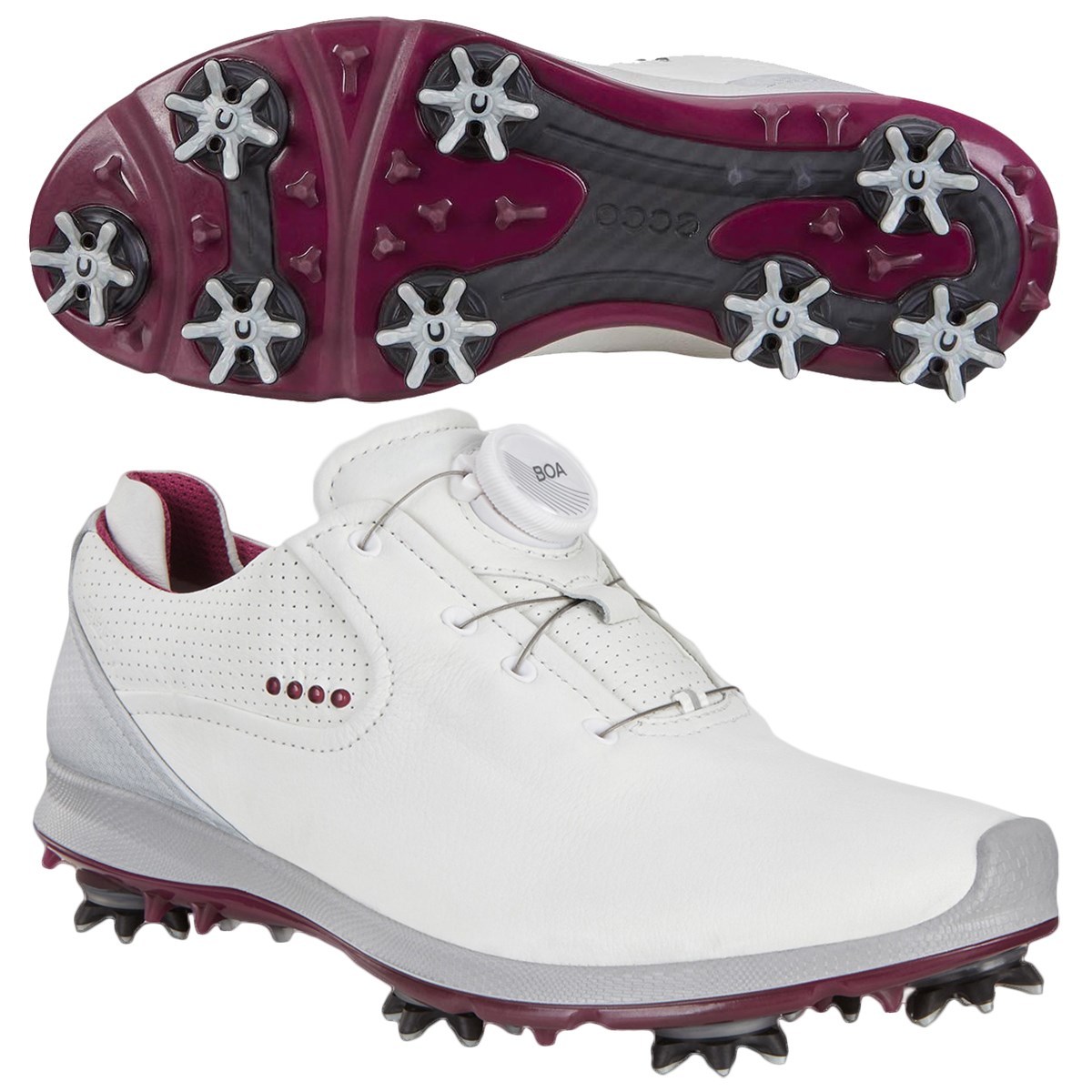 ○☆新品 未使用 ecco GOLF レディース 24cm BIOM G2 BOA GTX バイオム