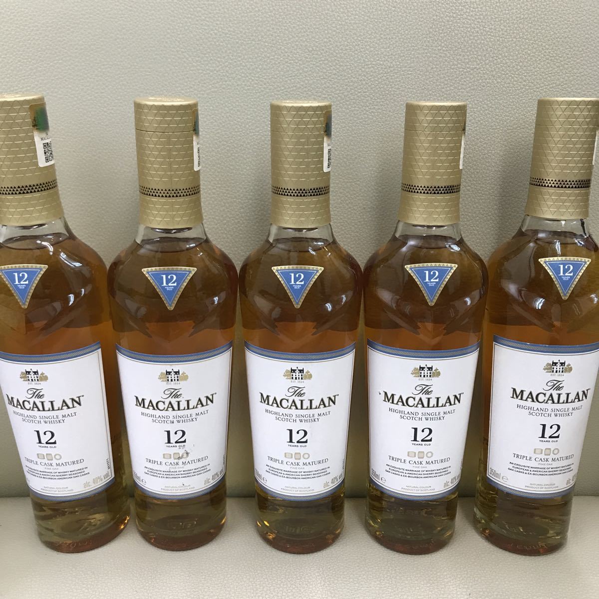 5本セット】 THE MACALLAN ザ・マッカラン 12年 ファインオーク