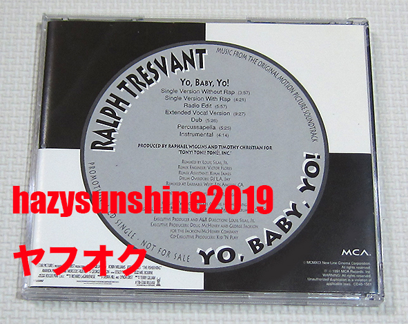 ラルフ・トレスヴァント RALPH TRESVANT PROMO 7 TRACK CD YO BABY YO! HOUSE PARTY 2 ハウス・パーティー NEW JACK SWING_画像2