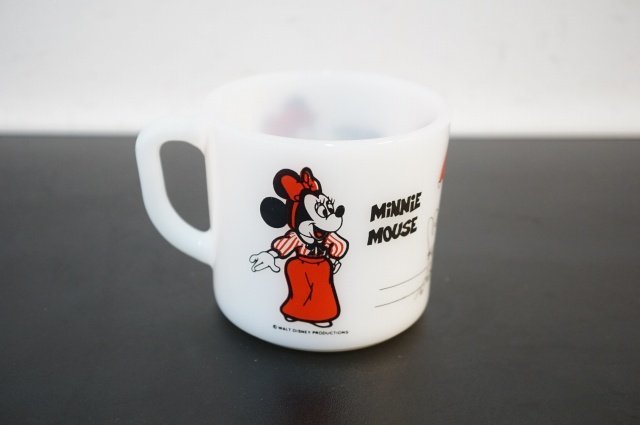 ●FIRE-KING ミッキーマウス・ミニーマウス プリントマグ_画像2