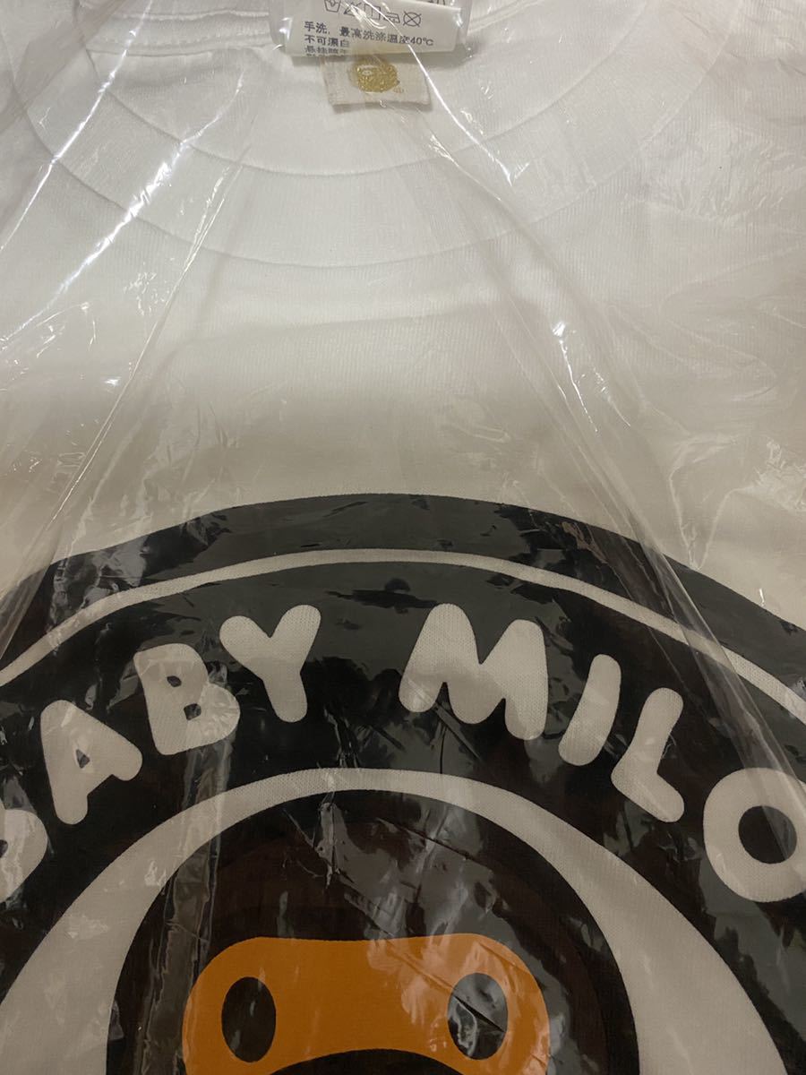 A BATHING APE BAPE Tシャツ　Mサイズ　メンズ　ベイシング　エイプ　新品　BABY MILO_画像2