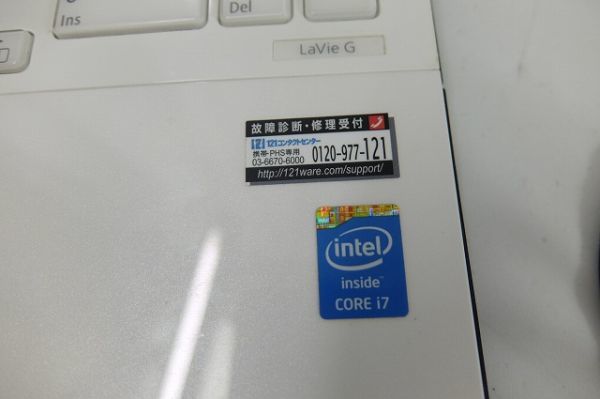 美品 ノートパソコン NEC LaVie PC-GN247AFA2 Win8.1 Intel Core i7-4700MQ 2.40GHz  メモリ8GB タッチディスプレイ HDD750GB 0728