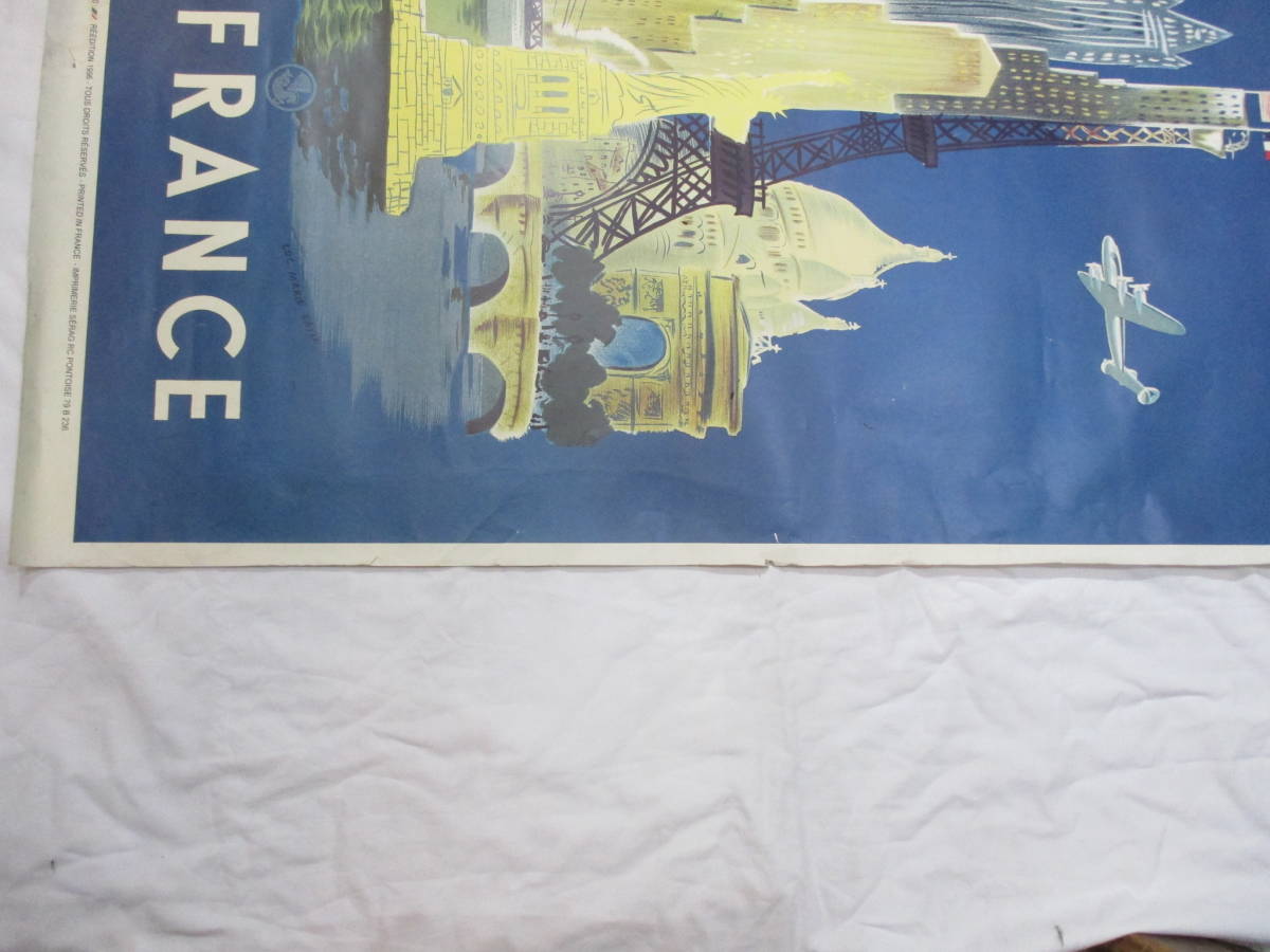muse'e Air France Ame'rique de nord ミュゼ エールフランス ポスター 正規品 フランス製_画像6