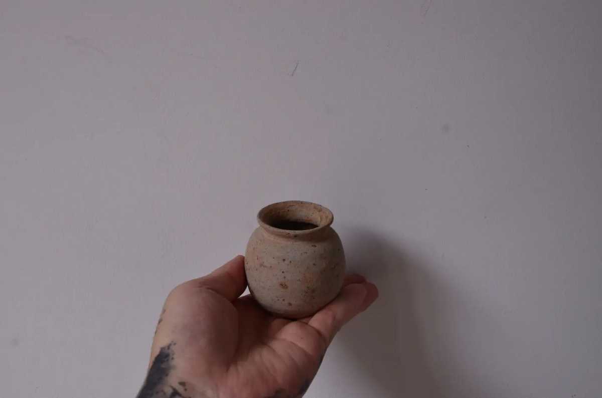 古瀬戸 小壺 室町時代 / 壺 花器 花入 茶道具 | bergosafety.com.br