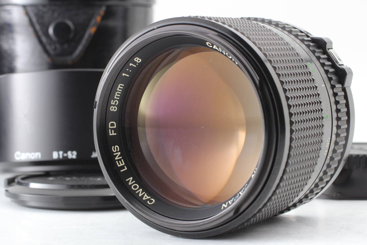 キヤノン Canon New FD 85mm F1.8 美品 ポートレートレンズ-