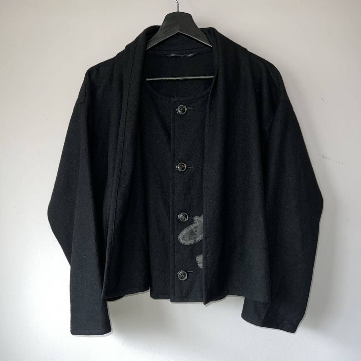最も優遇 YOHJI AW1992 YAMAMOTO ジャケット ドッキング マフラー ...