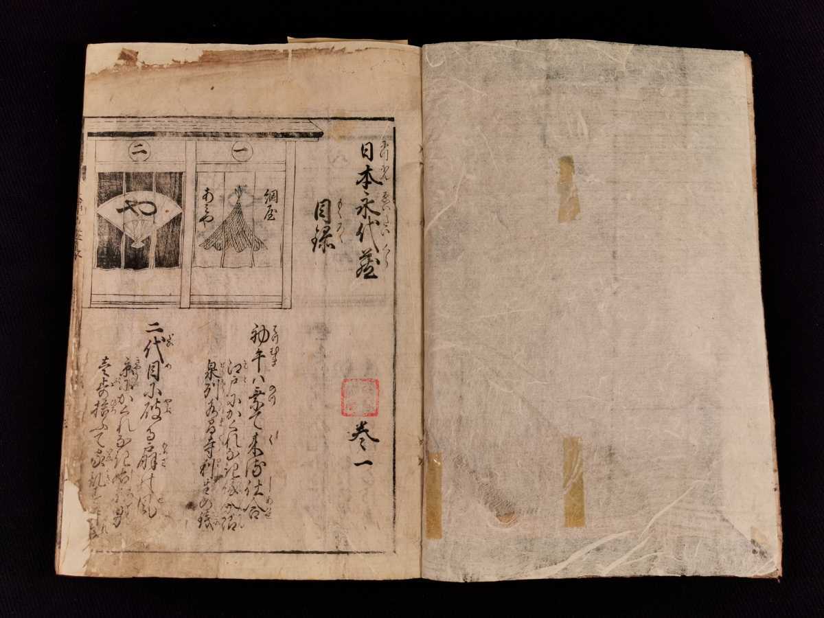 日本永代蔵 全六巻 井原西鶴 浮世草子 稀覯本 和本 古文書 item 日本永代蔵 全六巻 井原西鶴 浮世草子 稀覯本 和本 古文書 item