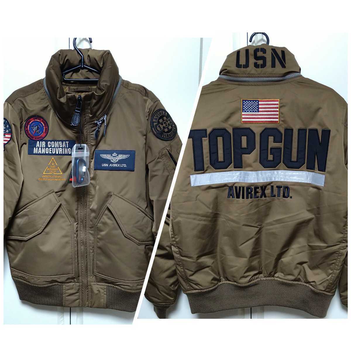 新品】AVIREX フライトジャケット TOPGUN カスタム トップガン-