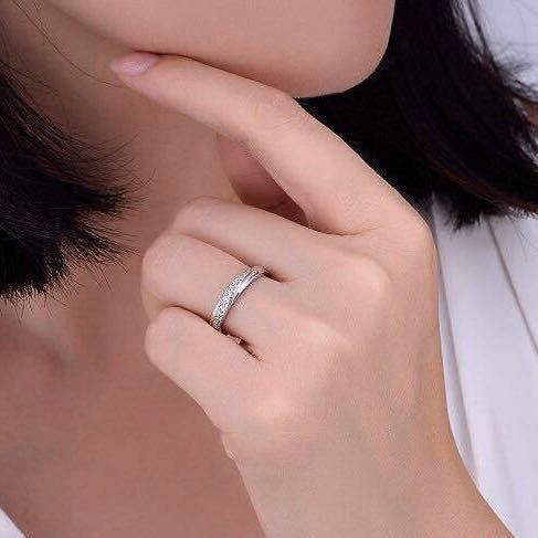  new goods 11.5 number AAA CZ diamond pink gold twist ring 18KGP engagement ring high quality present free shipping 