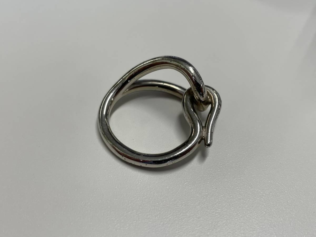 エルメス ジャンボ フック スカーフリング シルバー 9544 HERMES エルメス スカーフリング ジャンボフック シルバー 金具