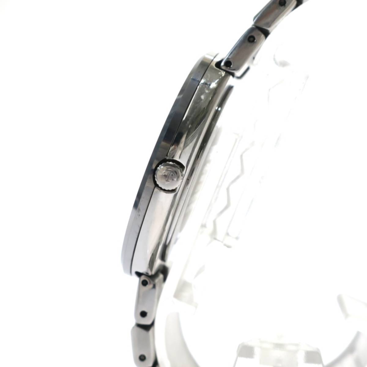 1円スタート 美品 稼働品 RADO ラドー DIASTAR ダイヤスター メンズ 腕時計 152.0341.3 チタン クォーツ QZ デイト スイス製 黒文字盤_画像4