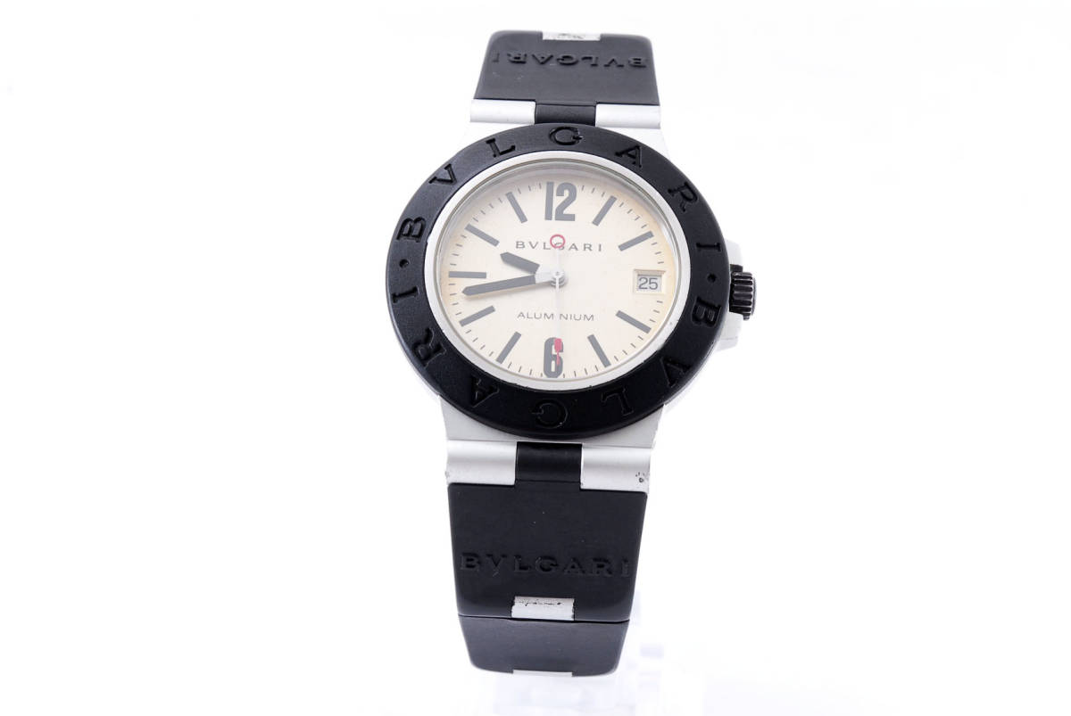 ◇◇1円スタート BVLGARI ブルガリ AL38A アルミニウム ラバー