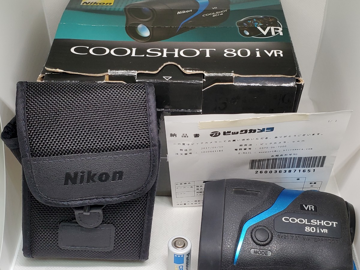 Nikon COOLSHOT 80i VR クールショット レーザー 距離計 納品書付き