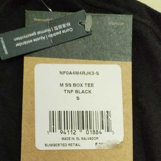 THE NORTH FACE ノースフェイス　Tシャツ　BOX TEE ボックス　新品未使用　タグ付き　アメリカ輸入品 _画像3