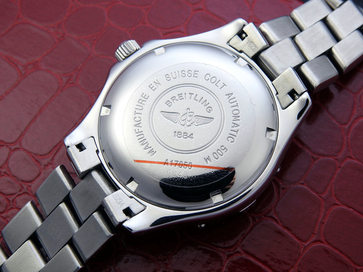 BREITLING ブライトリング Colt Ocean Steel Silver Dial メンズ自動巻き( 美品、OH済み ) / A17050 / 38mm_画像7