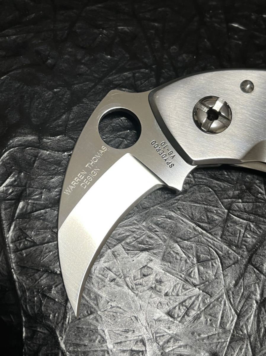 激レア】スパイダルコSpyderco VG-10 ウォーレン トーマス 激レア】スパイダルコSpyderco VG-10 ウォーレン トーマス