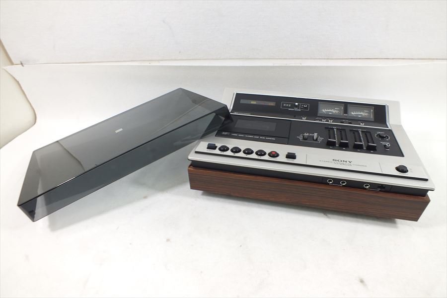 □ SONY ソニー TC-6150SD カセットデッキ 音出し確認済  現状品 220606Y3494
