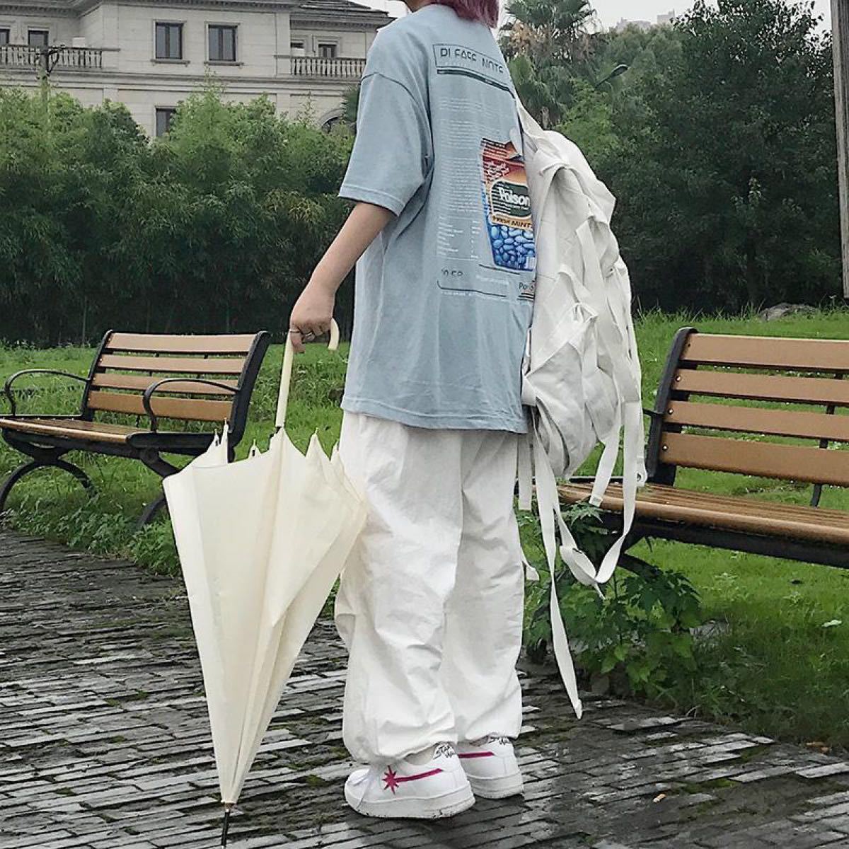 スノーパンツ スノーカモパンツ ワイドパンツ カーゴパンツ 白 ホワイト XL 軍物 カーゴパンツ 古着 韓国 ミリタリー