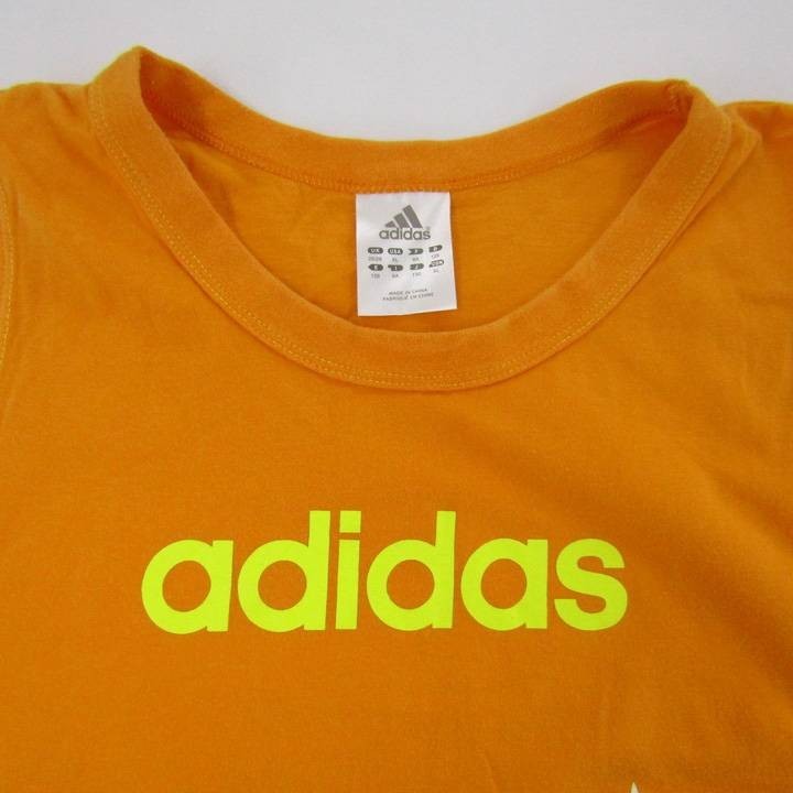  Adidas soccer tank top . water speed . sportswear for boy 130 size orange Kids child clothes adidas