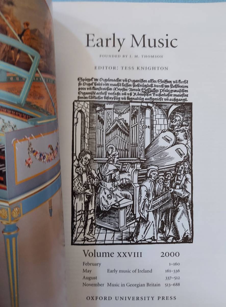 洋書【　ＥＡＲＬＹ　ＭＵＳＩＣ　2001年2月　】古楽　中世西洋音楽　ルネサンス音楽　バロック音楽　送料無料_画像2