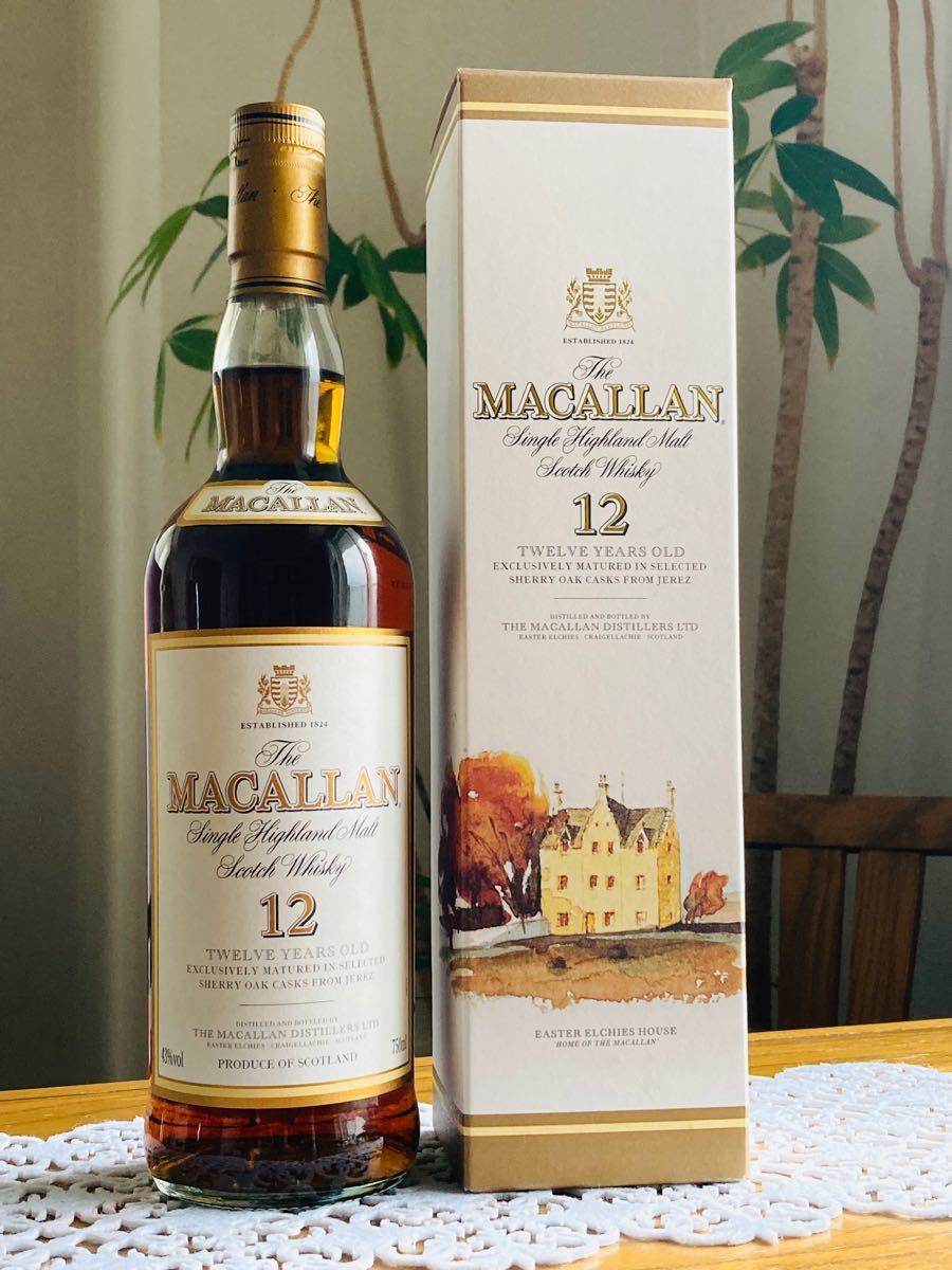 最終価格 レア 美品 マッカラン 12年 旧ラベル750ml 正規品 サントリー