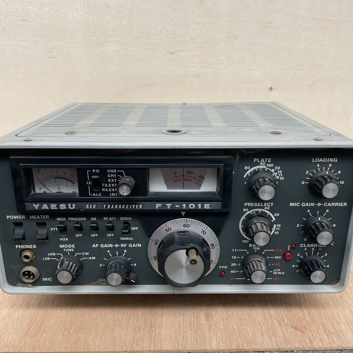 ベッカム。YAESU FT-101E トランシーバー 動作未確認ジャンク品 Yahoo!オークション - RE0725-5 ジャンク 八重洲無線 ヤエス
