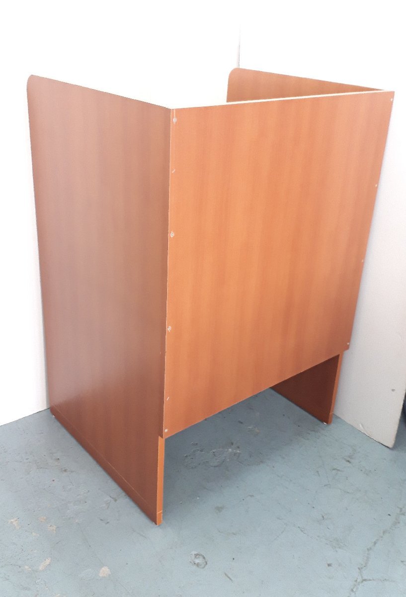 * 86297 Booth desk width 84.5 x depth 72 x height 70~125cm personal individual Booth desk panel desk ** gome private person delivery un- possible branch stop pickup 