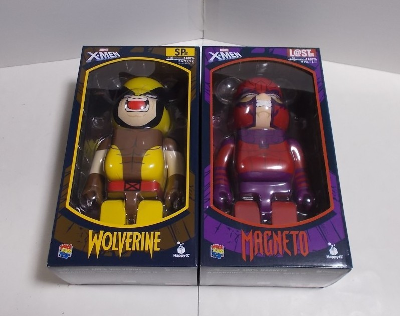 Happyくじ BE@RBRICK MARVEL X-MEN SP賞+L@ST賞 BE@RBRICK 400% 2種