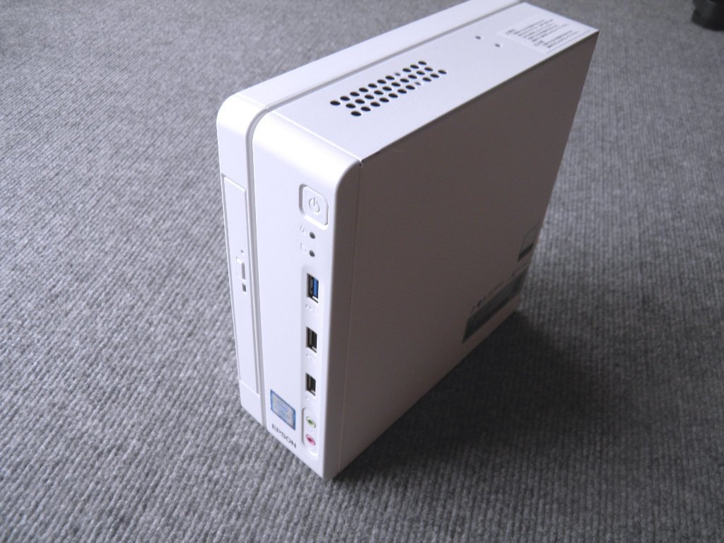 Epson Endeavor ST180E ☆Core  i7-6700T☆超小型PC美品です。☆256GB・SSD☆500GB・HDD☆DVD-RAM搭載　Windows11 Pro