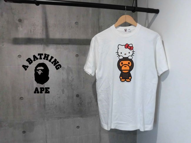 A BATHING APE ア ベイシングエイプ BABY MILO x HELLOKITTY ハロー 