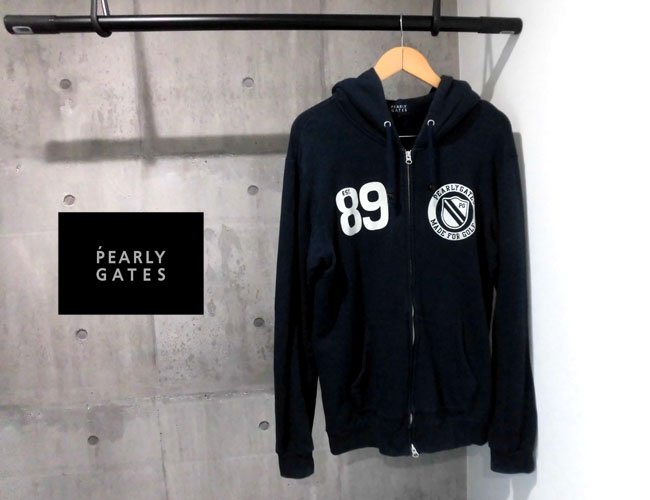 PEARLY GATES/パーリーゲイツ/ロゴx89ナンバリングフロッキープリント
