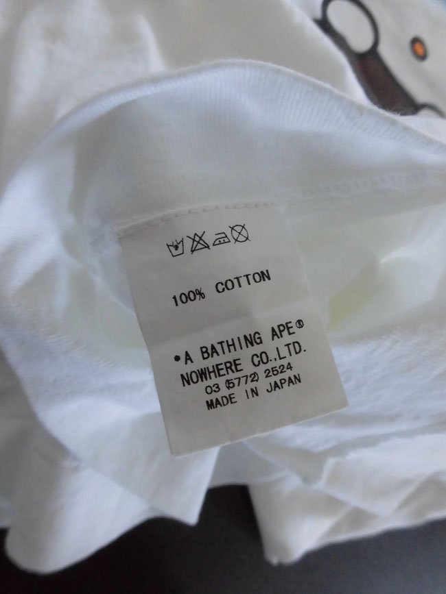 A BATHING APE ア ベイシングエイプ BABY MILO x HELLOKITTY A BATHING APE ア ベイシングエイプ BABY MILO x HELLOKITTY