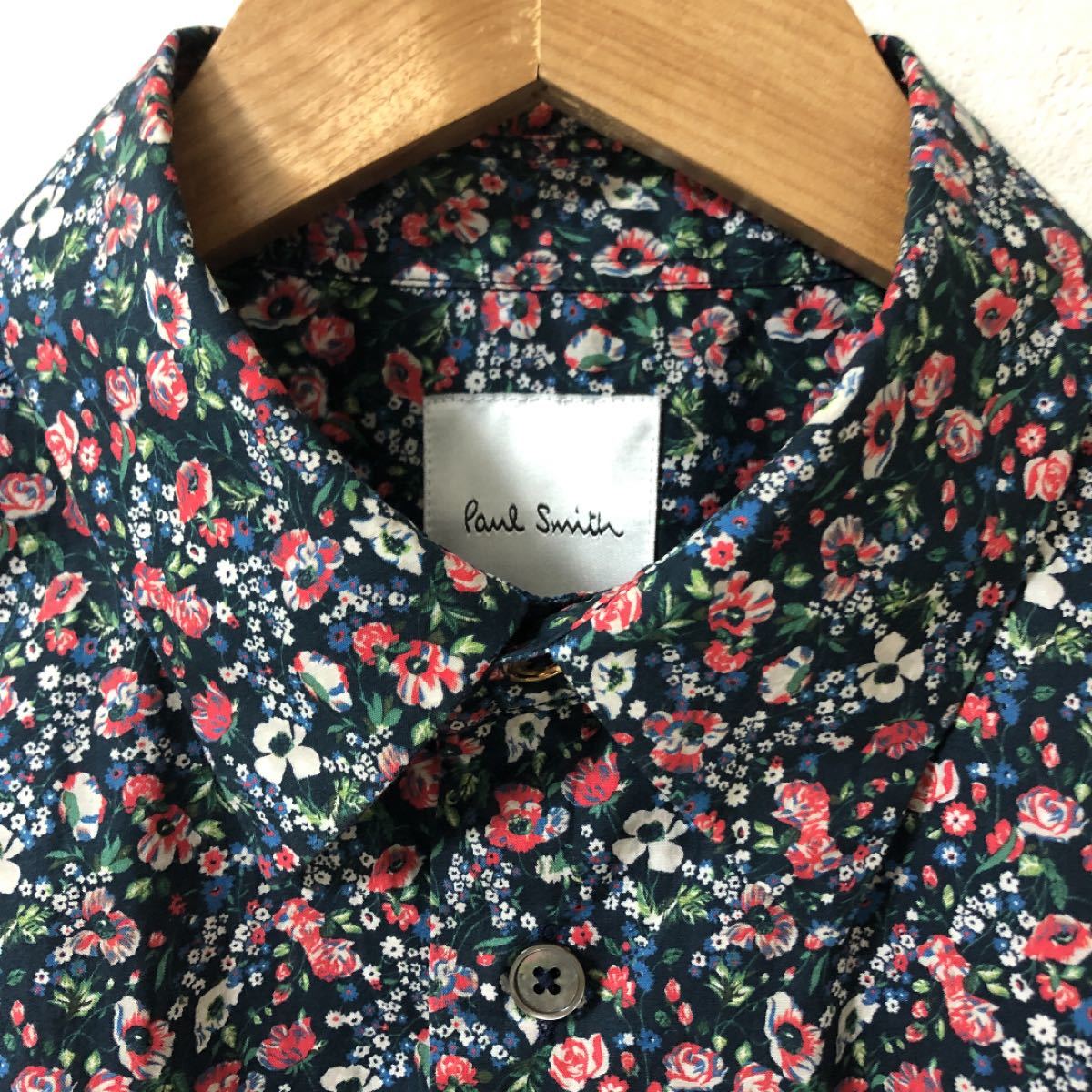 Paul Smith フローラルプリント小花柄 半袖シャツ