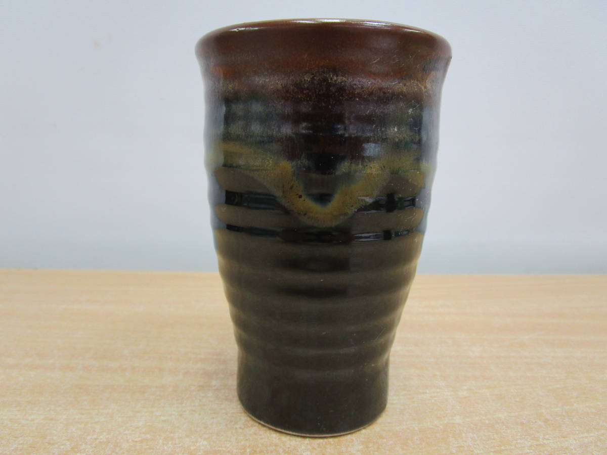 ka454* heaven eyes free cup 5 customer . ceramics made tumbler * unused 