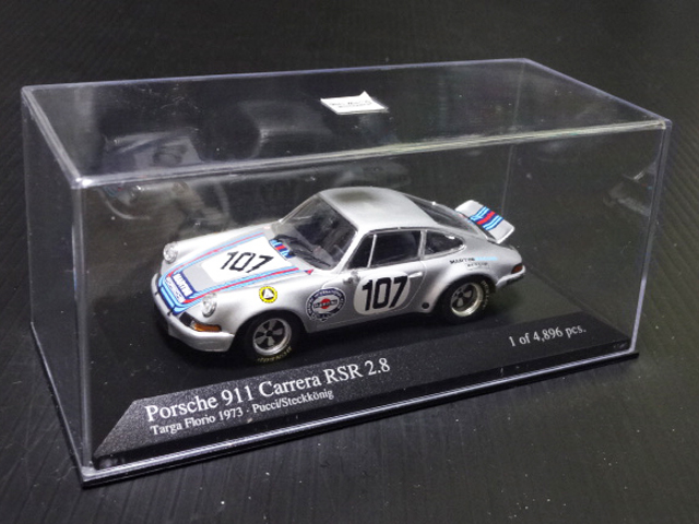Minichamp Porsche 911 RSR 2.8 1973 TargaFlorio no107 1/43 限定 1/4896pcs_画像2