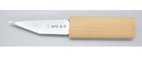 秀兼 特製 切り出し小刀 刃渡り 9cm ナイフ 刃物 キャンプ 木工作業 切出 レジャー 古道具 DIY 工具 大工道具 H-877H_画像4