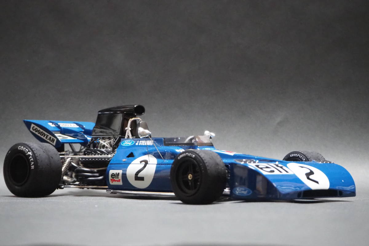 タミヤ 1/12 タイレル 003 フォード F1 改修塗装済完成品 J タミヤ 1/12 タイレル 003 フォード F1 改修塗装済完成品 J