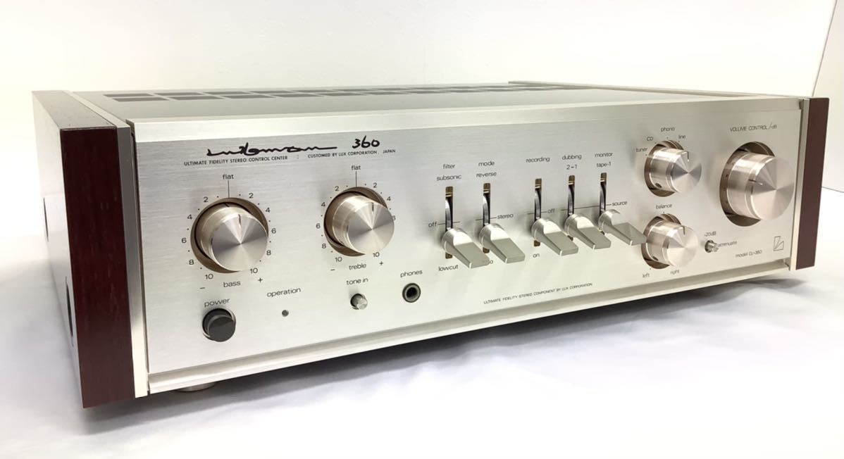 46%割引お得セット 通電確認のみ LUXMAN ラックスマン CL-360 管球式 ...