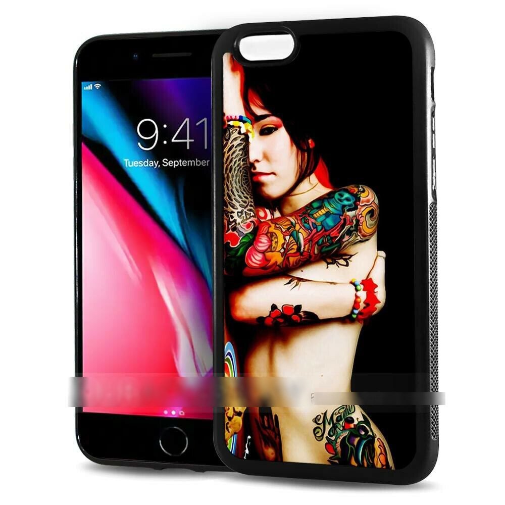 iPhone 11 Pro Max セクシー ガール タトゥー スマホケース アートケース スマートフォン カバー_画像1