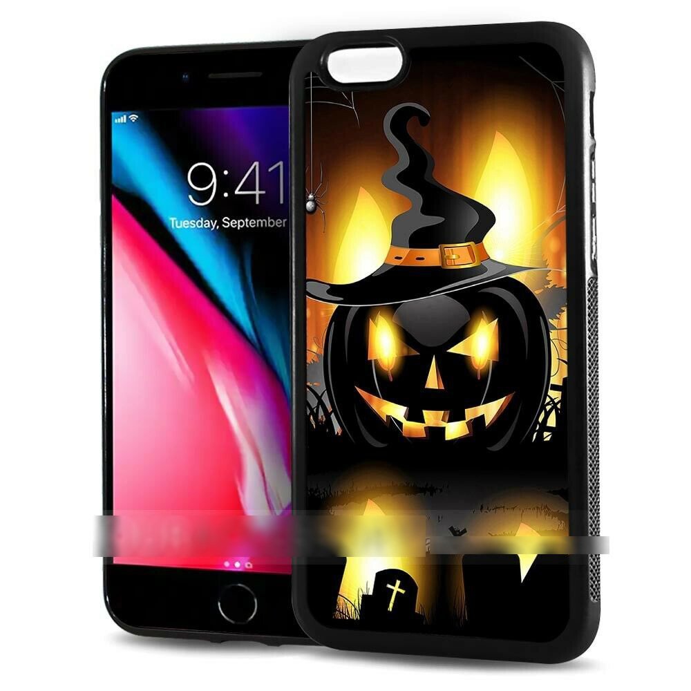 iPhone SE 第3世代 8 7 ハロウィン パンプキン スマホケース アートケース スマートフォン カバー_画像1