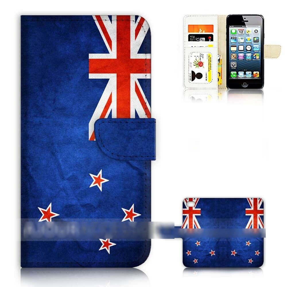 iPhone XS MAX アイフォン テンエス マックス ニュージーランド 国旗 スマホケース 手帳型ケース スマートフォン カバー_画像1