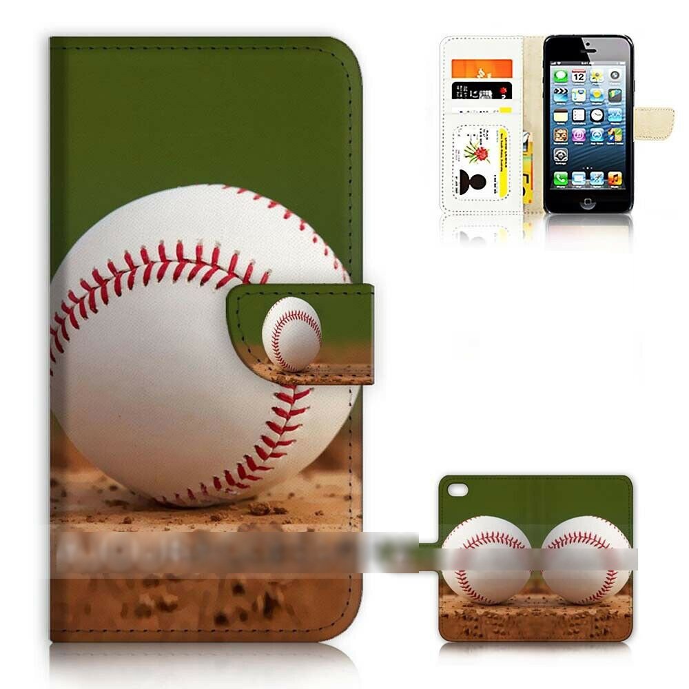 iPhone X アイフォン テン 野球 ボール スマホケース 手帳型ケース スマートフォン カバー_画像1