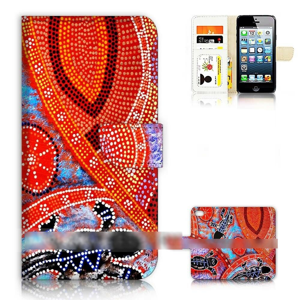 iPhone 12 mini ミニ アボリジニ アボリジナル スマホケース 手帳型ケース スマートフォン カバー_画像1