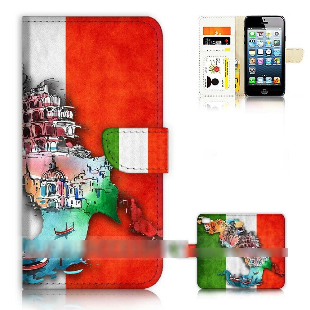iPod Touch 5 6 iPod Touch five Schic s Italy national flag smartphone case notebook type case smart phone cover 