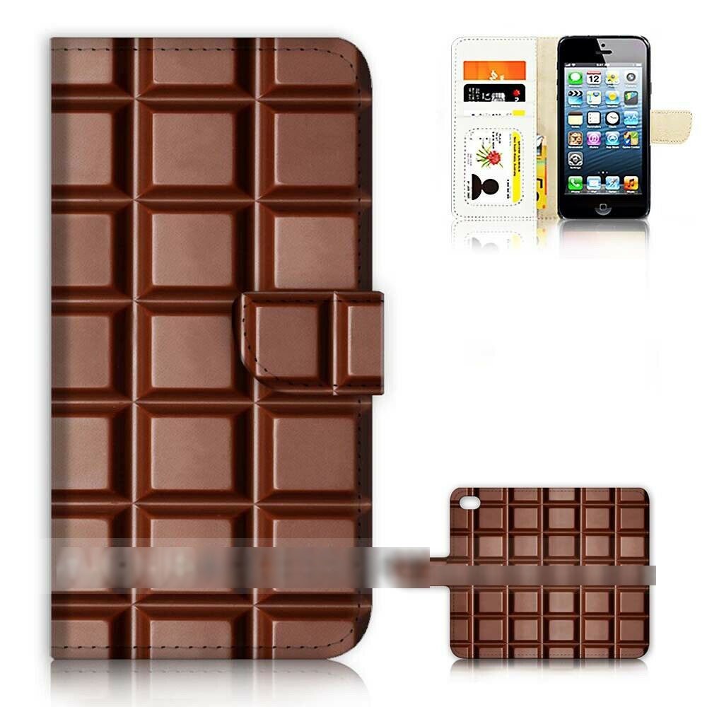 iPhone 5 アイフォン ファイブ チョコレート スイーツ スマホケース 手帳型ケース スマートフォン カバー_画像1
