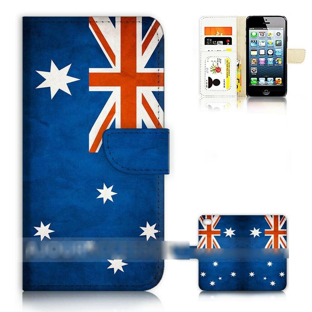 Galaxy S10 ギャラクシー エス テン オーストラリア 国旗 スマホケース 手帳型ケース スマートフォン カバー_画像1